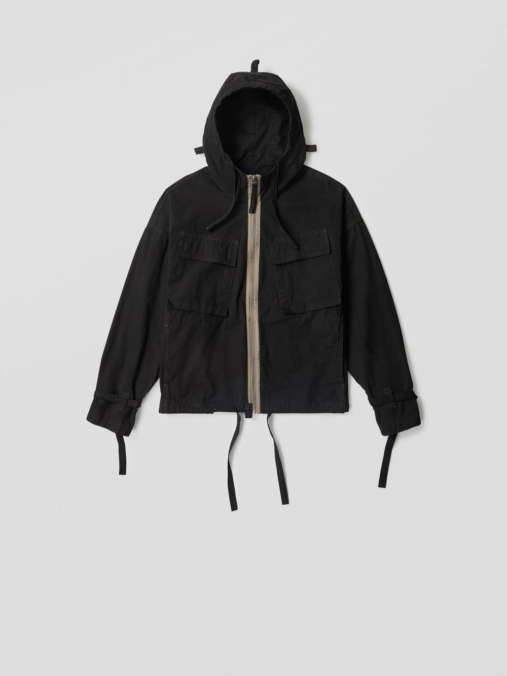グランド牧場 セレクトセール BM1-9 Oversized Okayama Smock | Black | Applied Art Forms US ジャケット・アウター