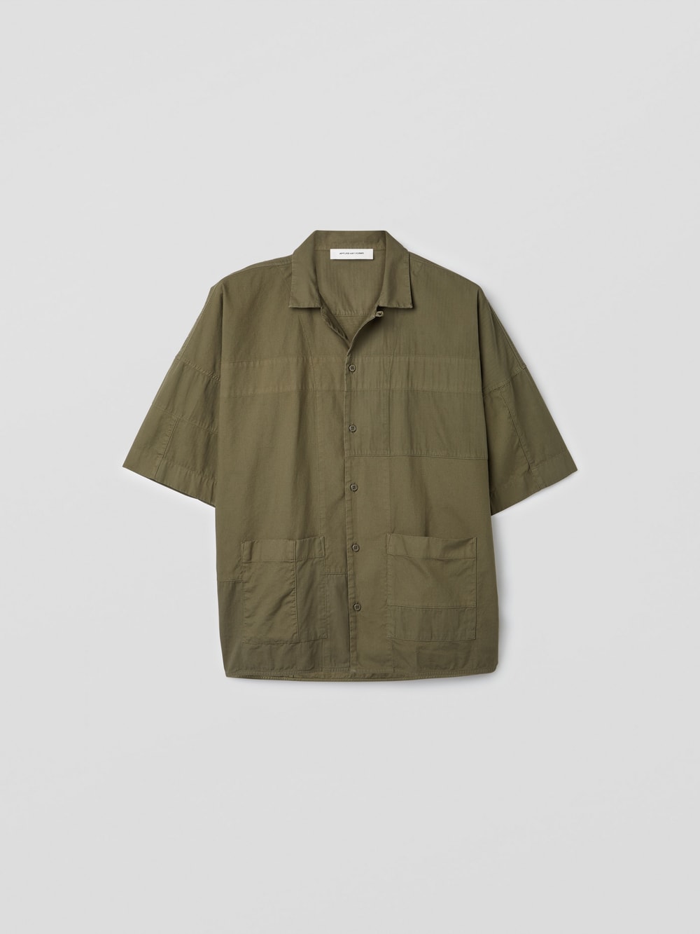 【新品】UL Short Sleeve Shirt M Slate Green 2024 Lightweight Lined Shirts for Men Summer Relaxed-Fit